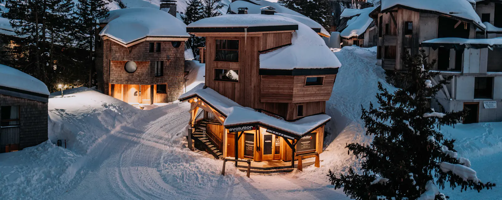 Chalets enneigés à Avoriaz
